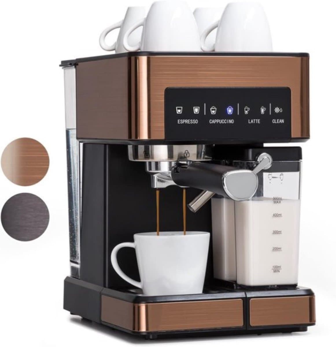 Thuys - Espressomachine - Koffiezetapparaat - Koffiemachines - Bruin