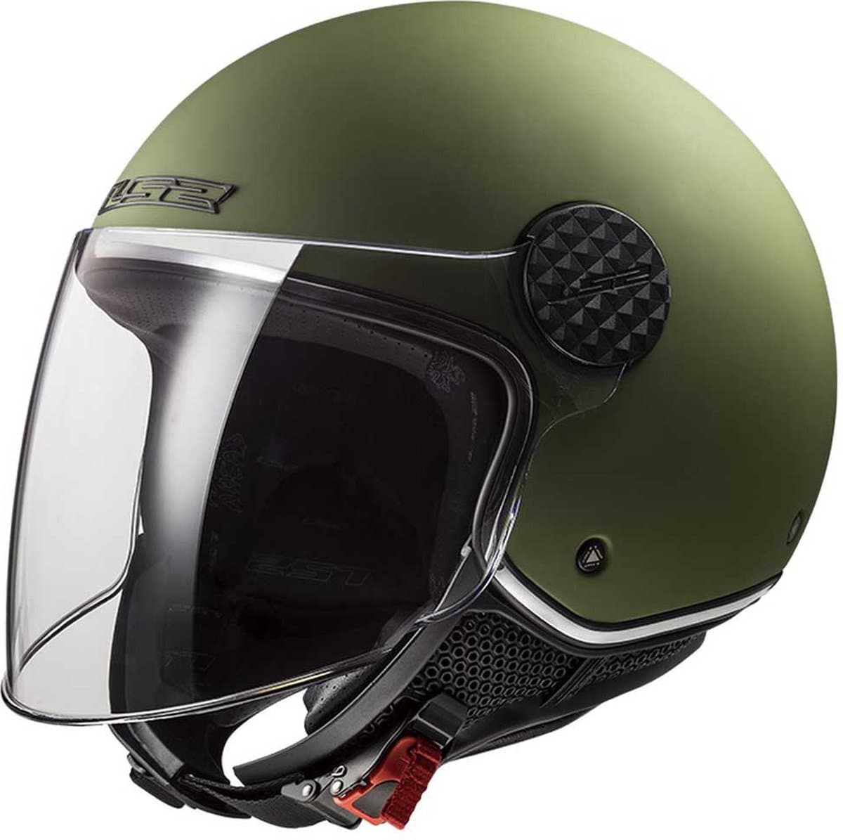 LS2 Jethelm Sphere Lux mat groen maat M