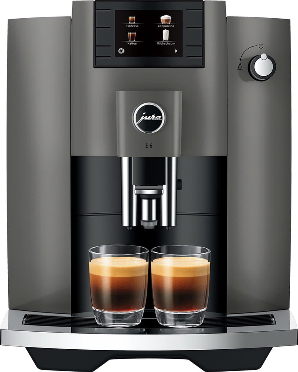 JURA - E6 Dark Inox (EC) - Volautomatische espressomachine
