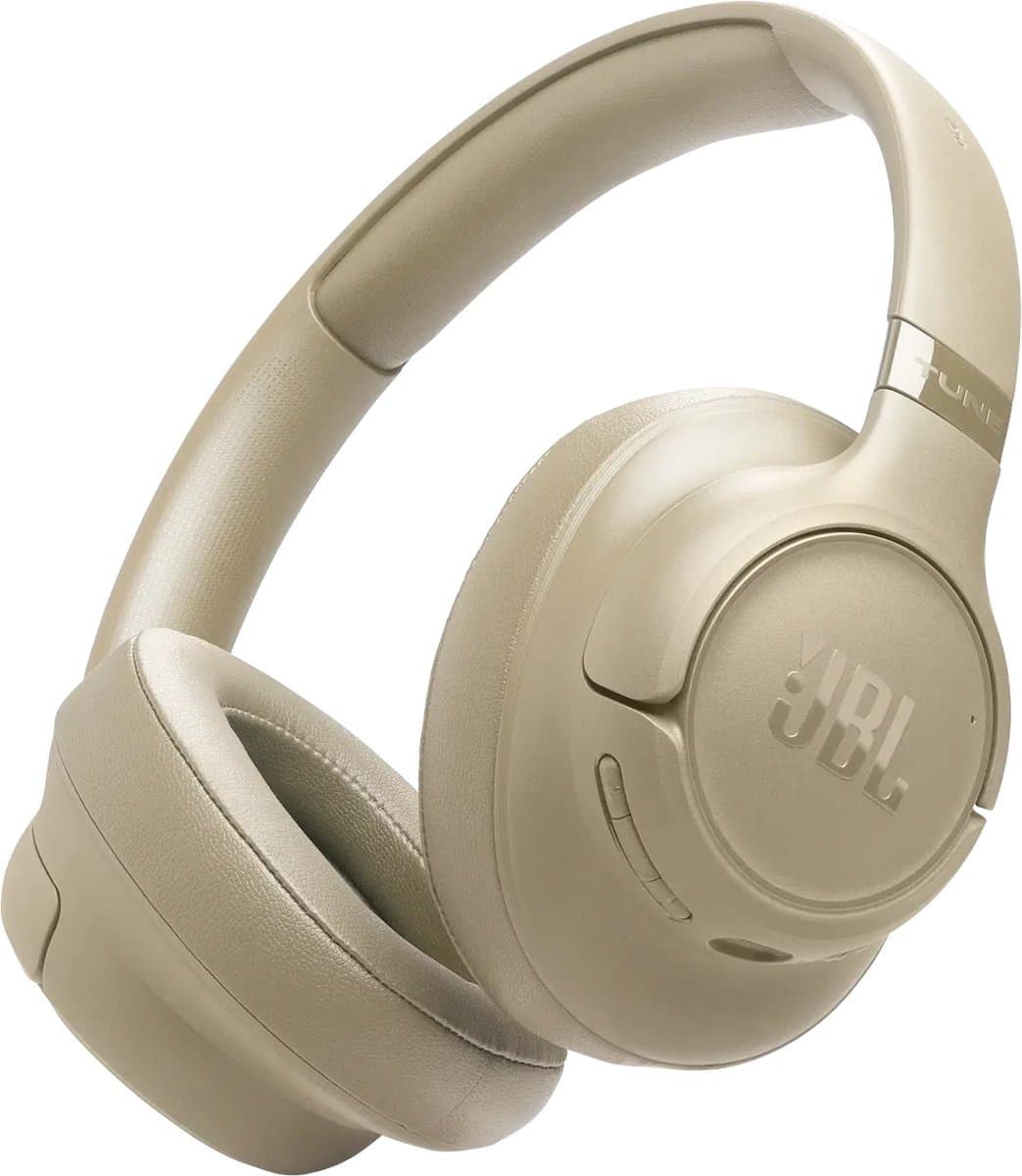 JBL Tune 730BT - Draadloze Bluetooth Koptelefoon - Over-ear - 76 uur batterij - JBL Pure Bass - Beige