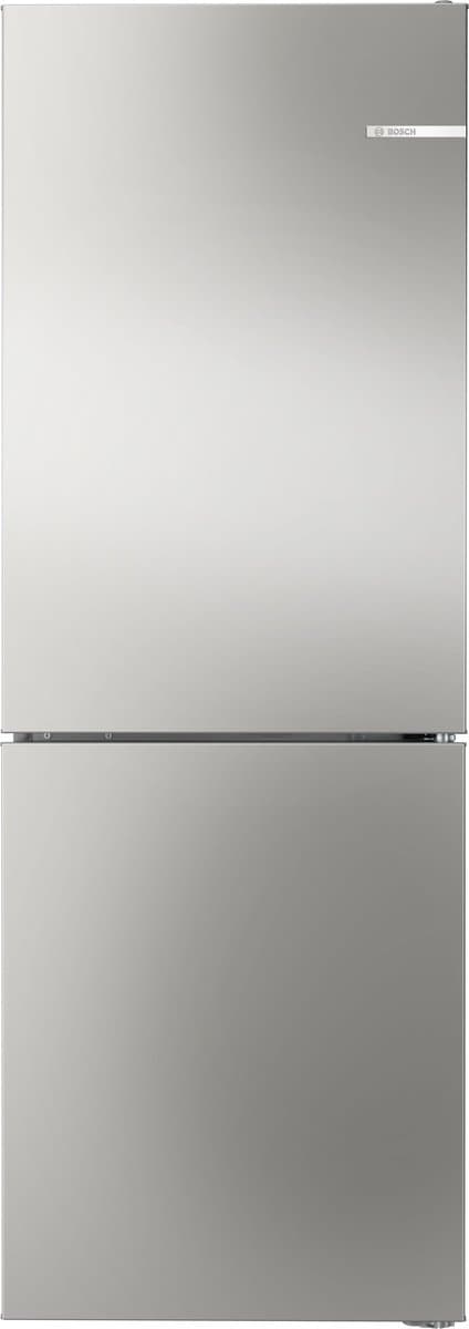 Bosch KGN33NSDB - Serie 2 - Koelkast -Koel-vriescombinatie - 175.4 x 61.4 cm - Total No Frost - Nooit meer ontdooien - Zilver- Led verlichting - Energielabel D