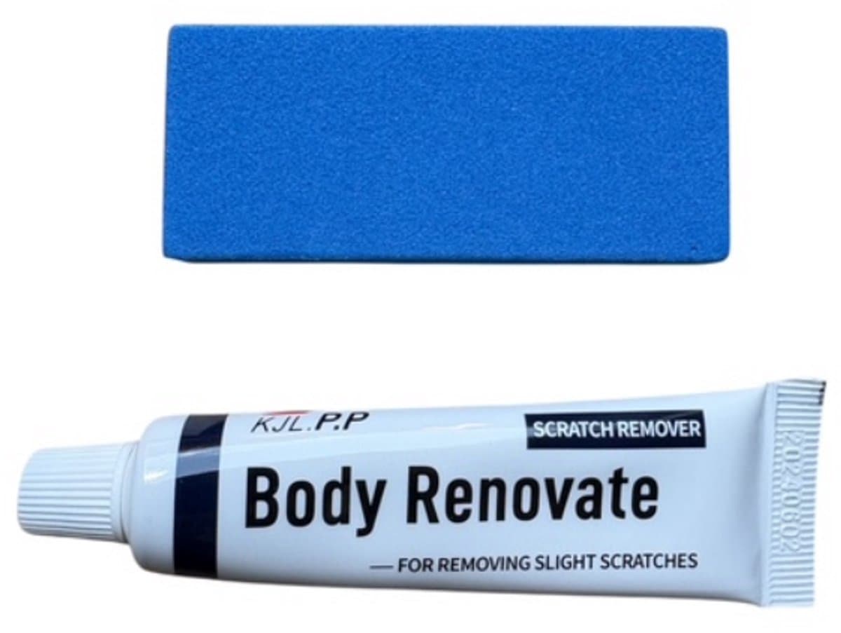 TLVX Auto Kras Remover 15gram met Poets spons / Krassen Verwijderen Poetsmiddel / Kras Verwijderaar / Polijstmiddel / Voertuig Lak Herstel - Krasverwijderaar Auto - Motor - Scooter - Fiets - E-Bike - Elektrische fiets - Fatbike - Krassen weghalen