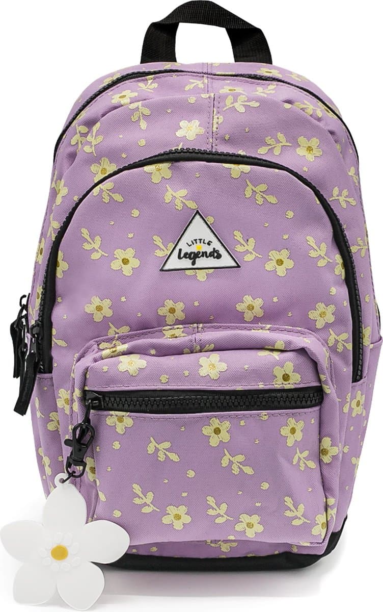LITTLE LEGENDS BACKPACK S LILA FLOWER