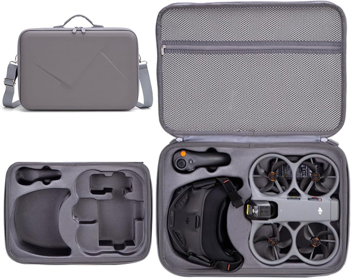 Case voor DJI Avata 360, draagtas beschermhoes opbergtas accessoires voor DJI Avata 360 Combo, Motion Combo (bril 3/N3), Avata 360 Draagtas