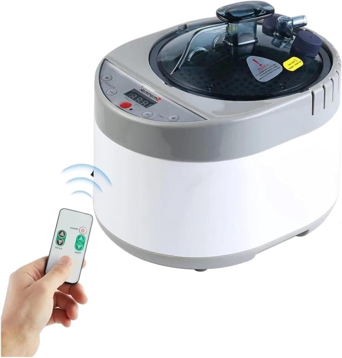 Stoomgenerator - Stoompot Sauna - Ontspanning thuis - Grote capaciteit 4L - 1600 W - Groen