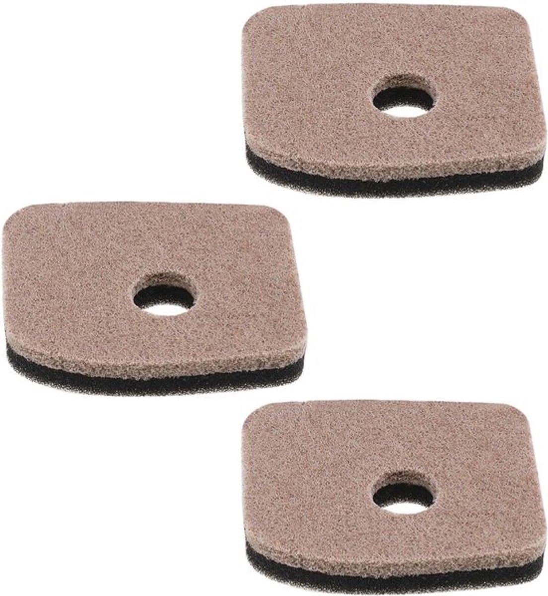 Luchtfilter voor Stihl BG56 BG66 BG86 - Bladblazers - Set van 3 - Geschikt voor Stihl BG56 BG66 BG86 SH56 SH56C SH86 BR200 - Wit - OEM-nummer 42411201800 42411404401.