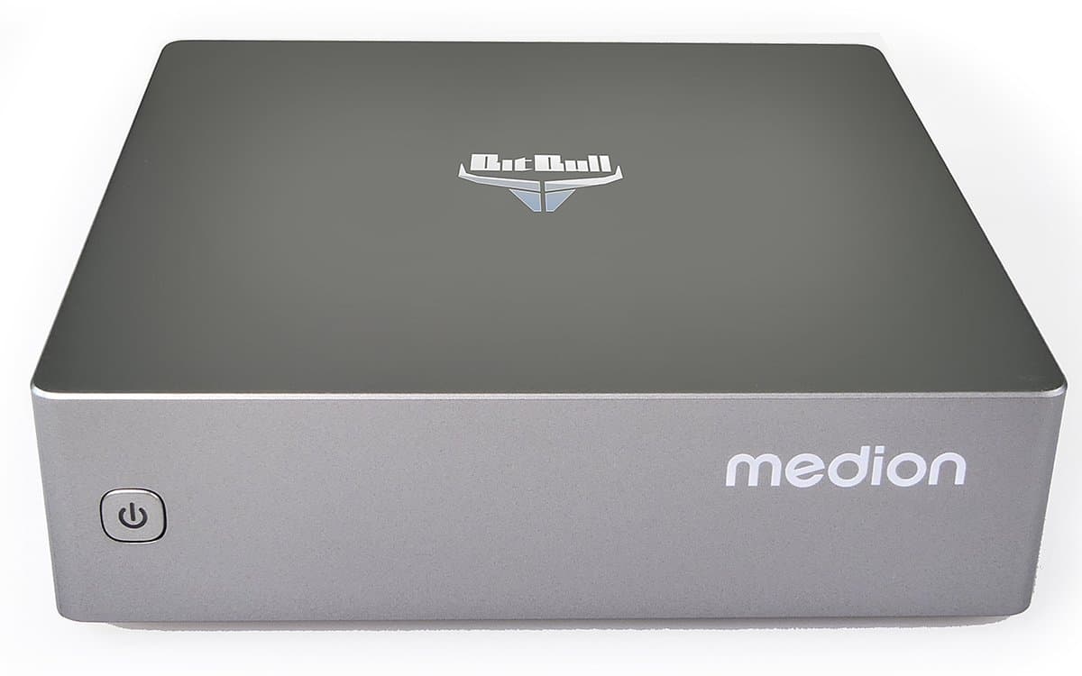 BitBull NUC Mini PC / Desktop Computer - 8GB RAM 250GB SSD M.2 - N100 4-Core@3.4GHz - WiFi 6|Bluetooth 5.2 - HDMI|DisplayPort|USB-C - Windows 11 Pro - Powered by Medion