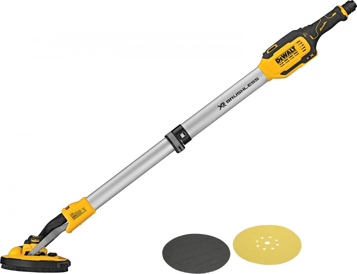 DeWALT DCE800NB Excentrische accu langnekschuurmachine 225mm 18V XR Basic Body