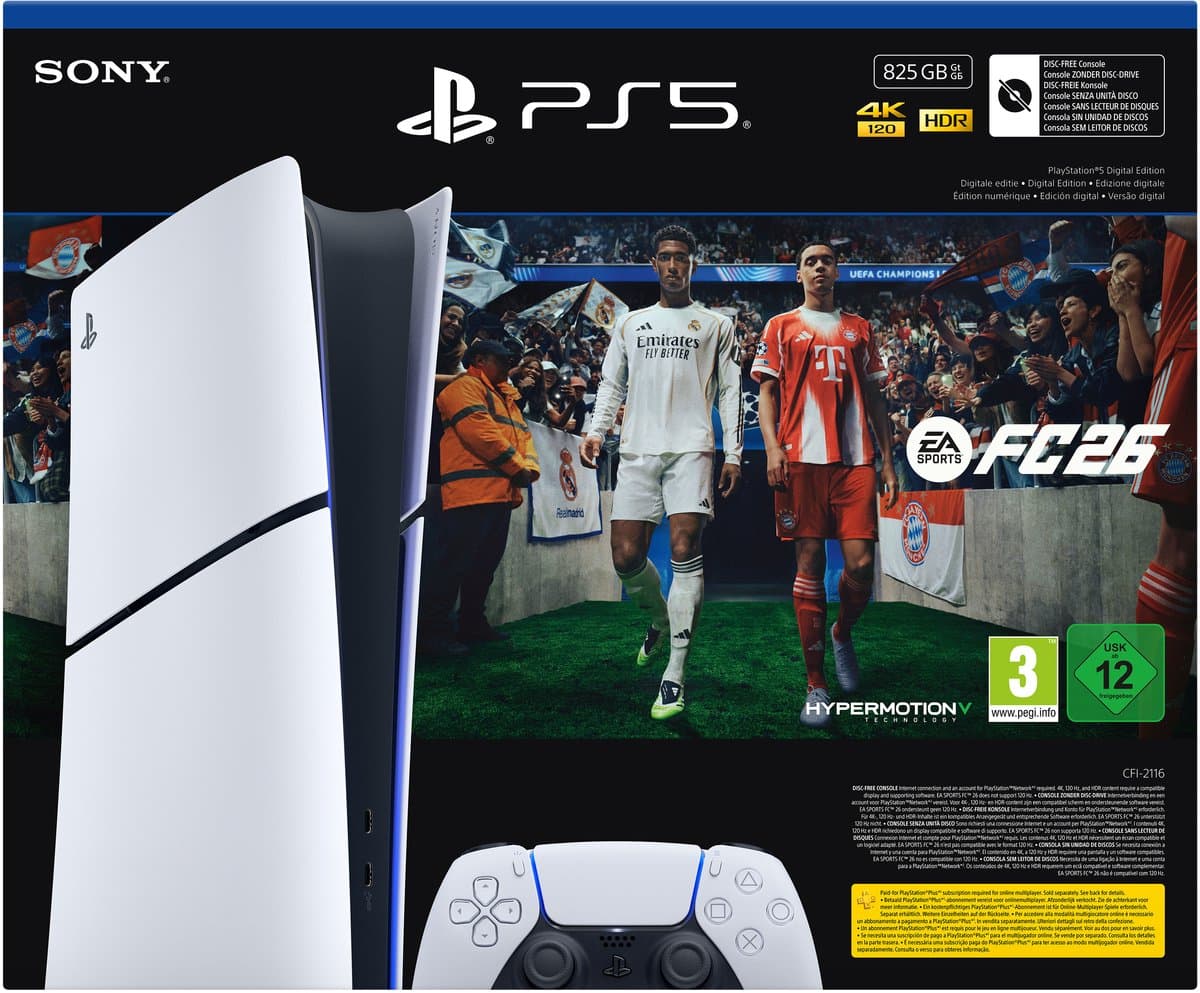 PlayStation 5 Digital Edition - 825 GB – EA SPORTS FC 26 bundel