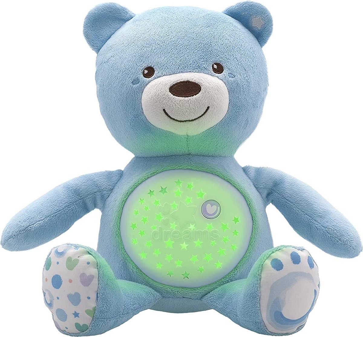 Knuffel projector Baby Bear First Dreams blauw