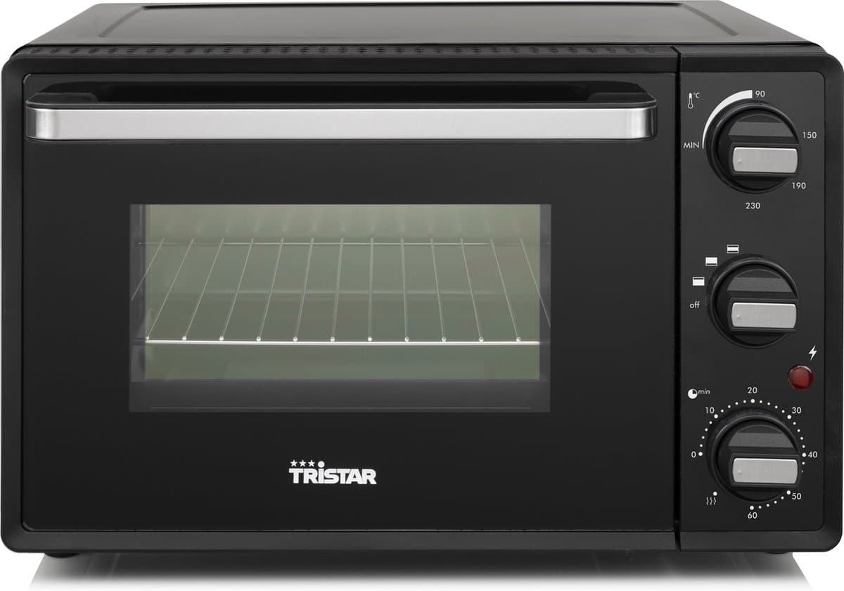 Tristar Vrijstaande Compacte Oven OV-3620 - 19 Liter oven - 1300 Watt - Boven- en onder-verhitting - Zwart