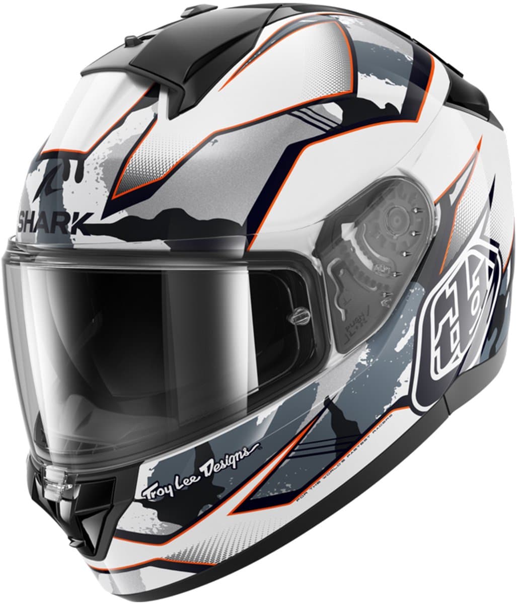 Shark Ridill 2 Matrix Camo Wit Zilver Rood WSR Integraalhelm - Helm