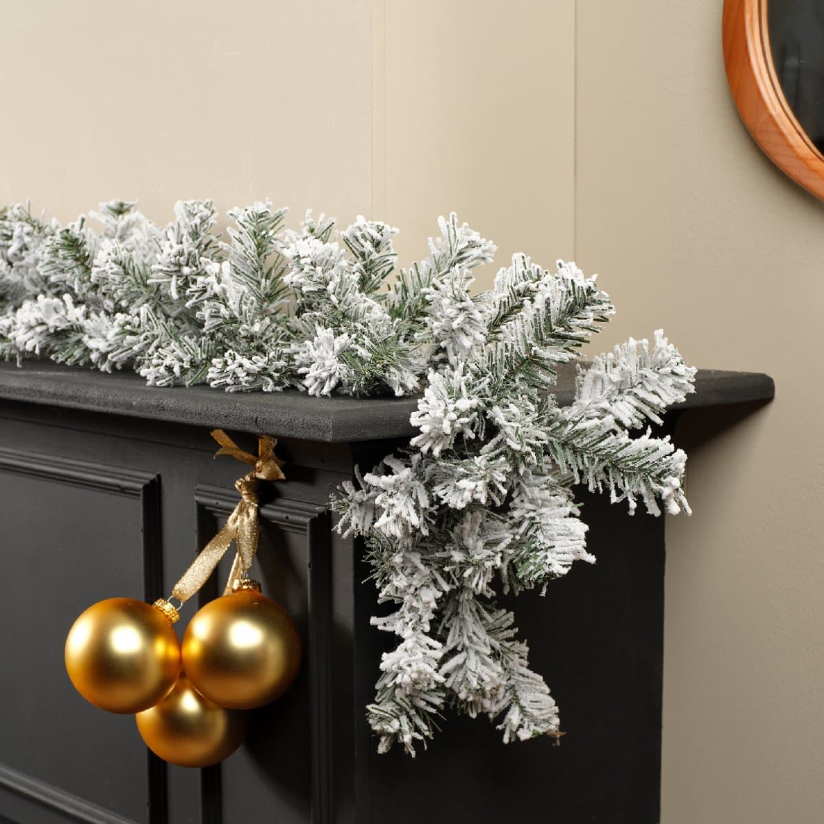 Guirlande Besneeuwd - 270 cm x 20 cm - Kerstdecoratie