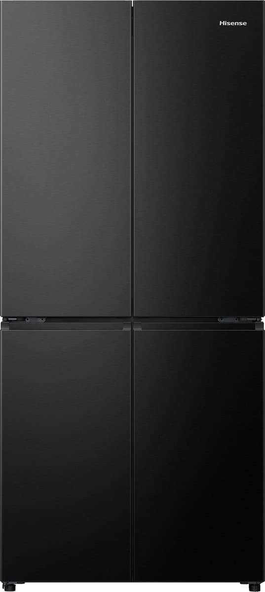 Hisense RQ5P470SAFE - Cross-door koel-vriescombinatie - My Fresh Choice - Metal-Tech Cooling - Dual-Tech Cooling - Inhoud 483 Liter - Zwart