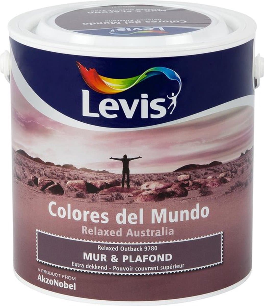 Levis Colores del Mundo Muur- & Plafondverf - Relaxed Outback - Mat - 2,5 liter