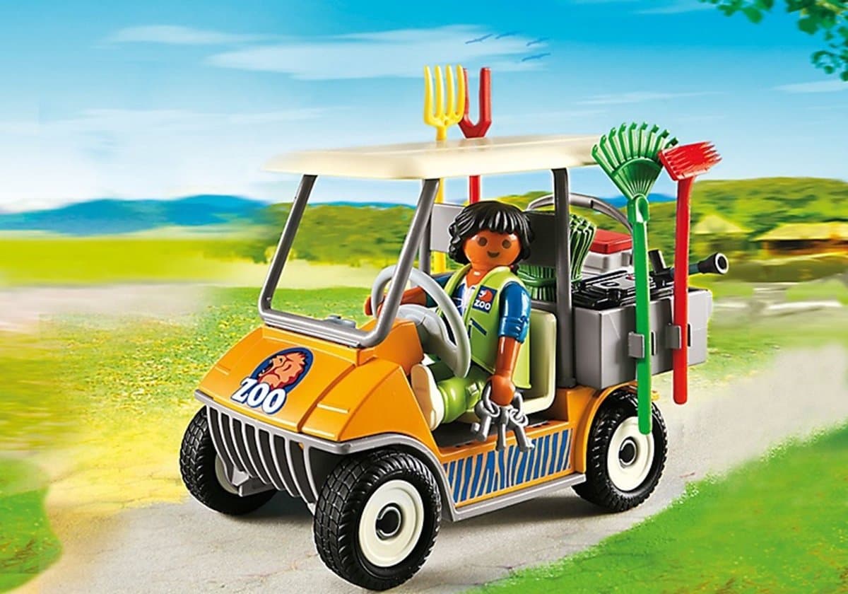 Playmobil Dierenverzorger met materiaal - 6636