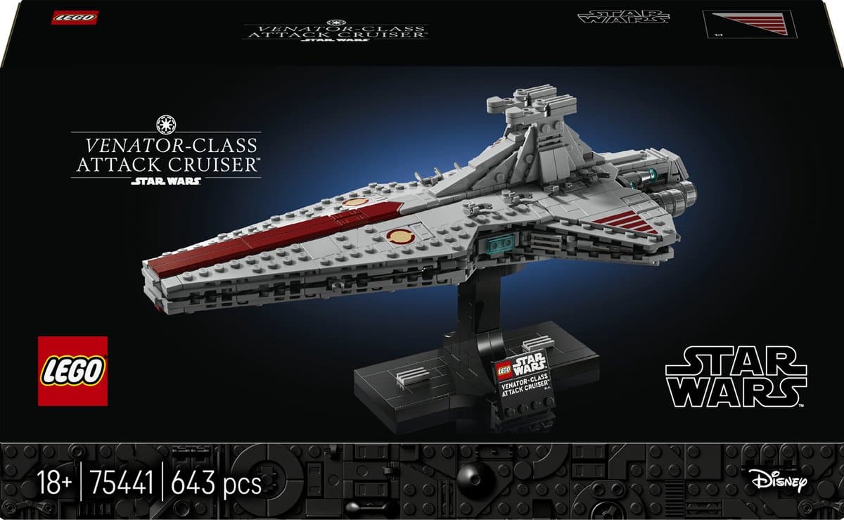 LEGO Star Wars Venator-Class Attack Cruiser - Bouwpakket voor Volwassenen en Decoratie - 75441