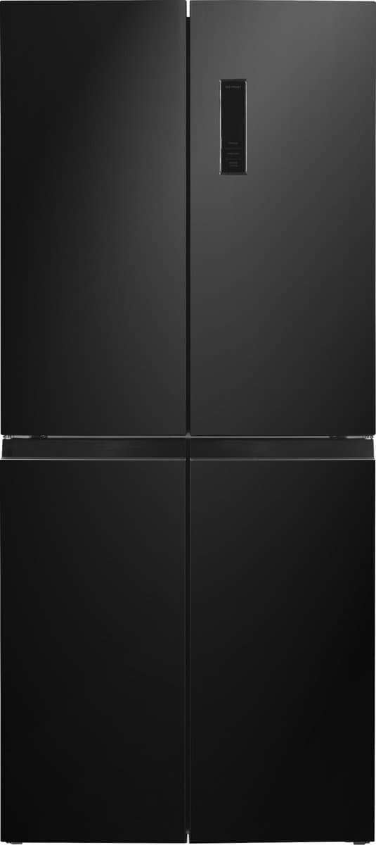 Exquisit CDJ444-040DB - Amerikaanse Koelkast - No-Frost - Digitaal Display - 5 Jaar Garantie - 362 liter - Zwart