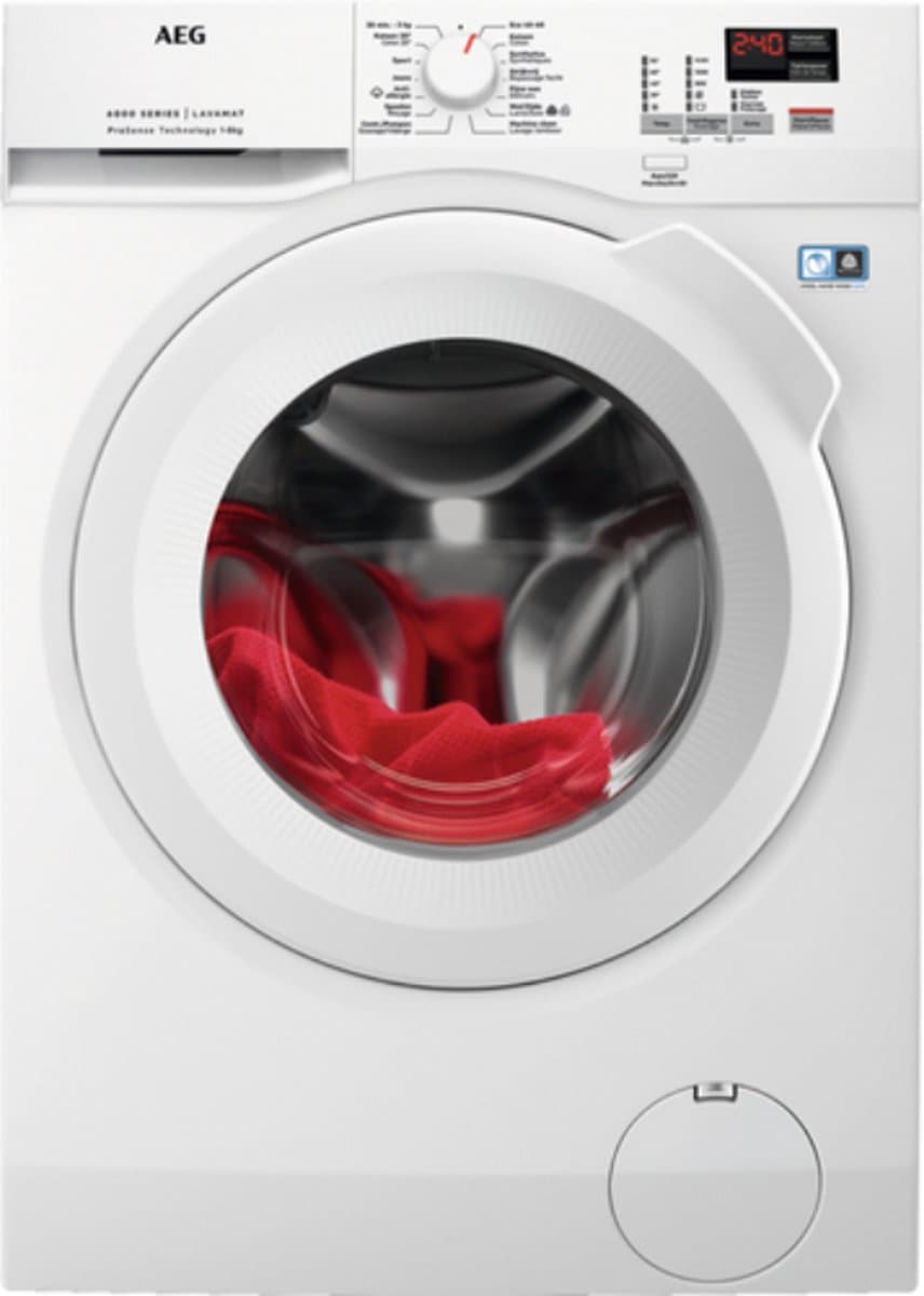 AEG LF61R840 6000 serie ProSense® - Wasmachine - Energielabel A - 1400 toeren - 8kg - NL/FR