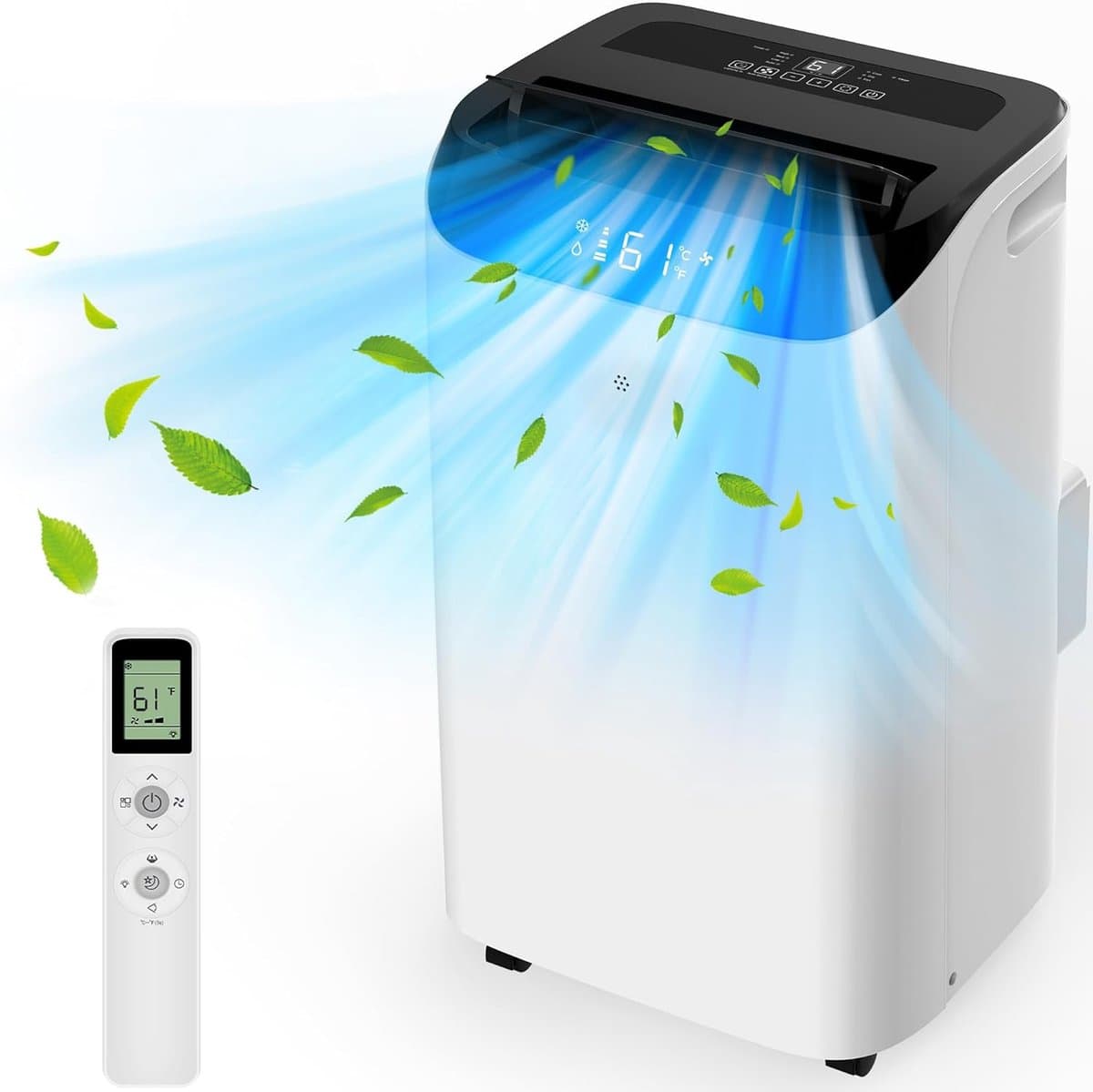 Mobiele Airco 14000 BTU – 3-in-1 Airconditioner – Ontvochtiger – Ventilator – Afstandsbediening