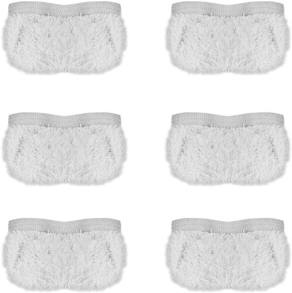Thijox - Polti Vaporetto Sockettes Set van 6 - 100% Katoen voor Stoomreinigers - Ideaal voor Bekleding en Gestoffeerde Meubels - Handige Accessoires v