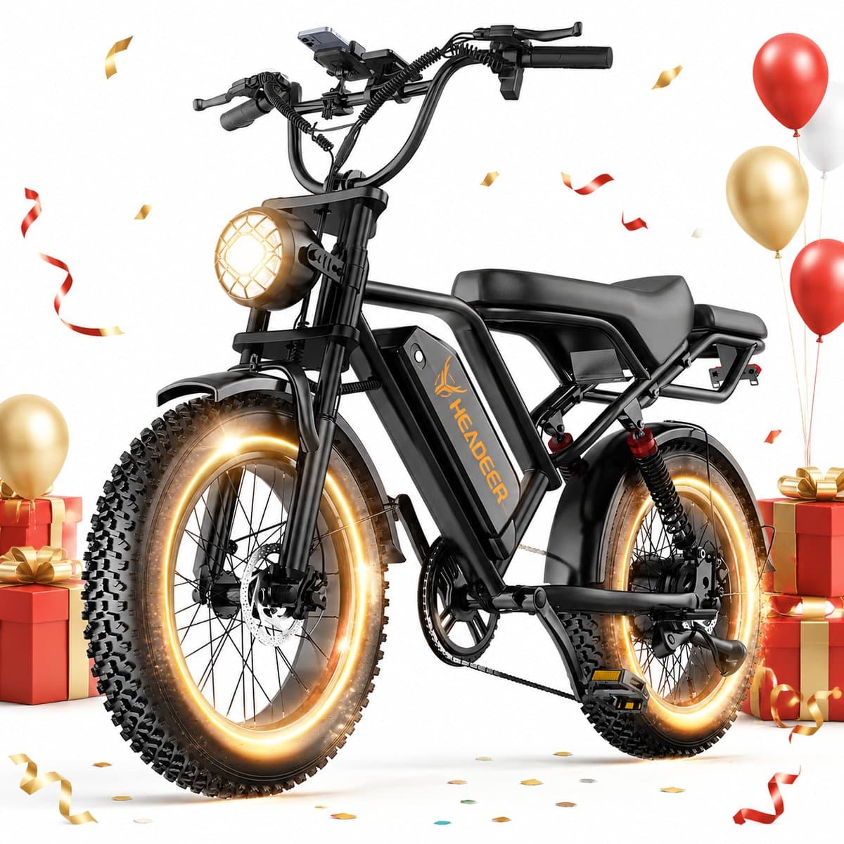 20" Adult Elektrische Fatbike BK20 Dubbele Ophanging Elektrische Scooter, Stabiel & Vloeg Rijden