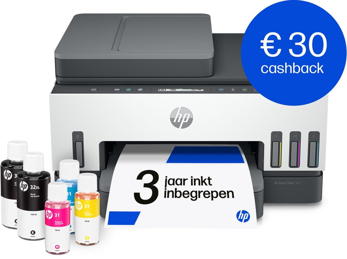 HP Smart Tank 7605 - All-in-One Printer - Inclusief tot 3 jaar inkt - Grijs