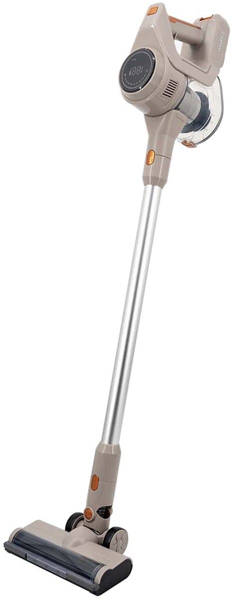 Nedis LED Steelstofzuiger - 1.2L - Draadloos - 12.000 Pa - HEPA - Kruimeldief - Grijs