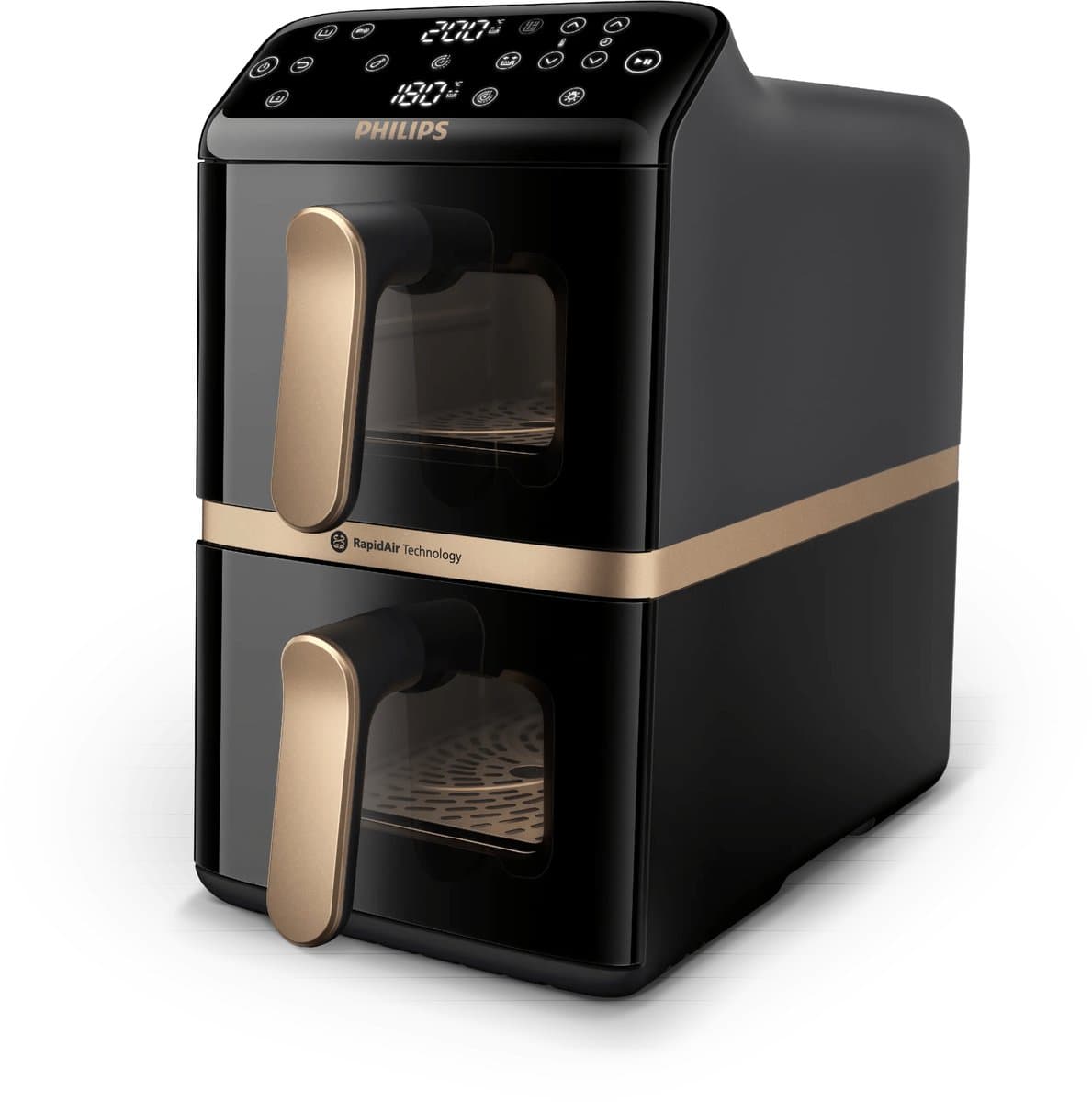 Philips 4000 series Dual-Stacked Dubbele Airfryer - NA462/70 - 10L - 6 programma's