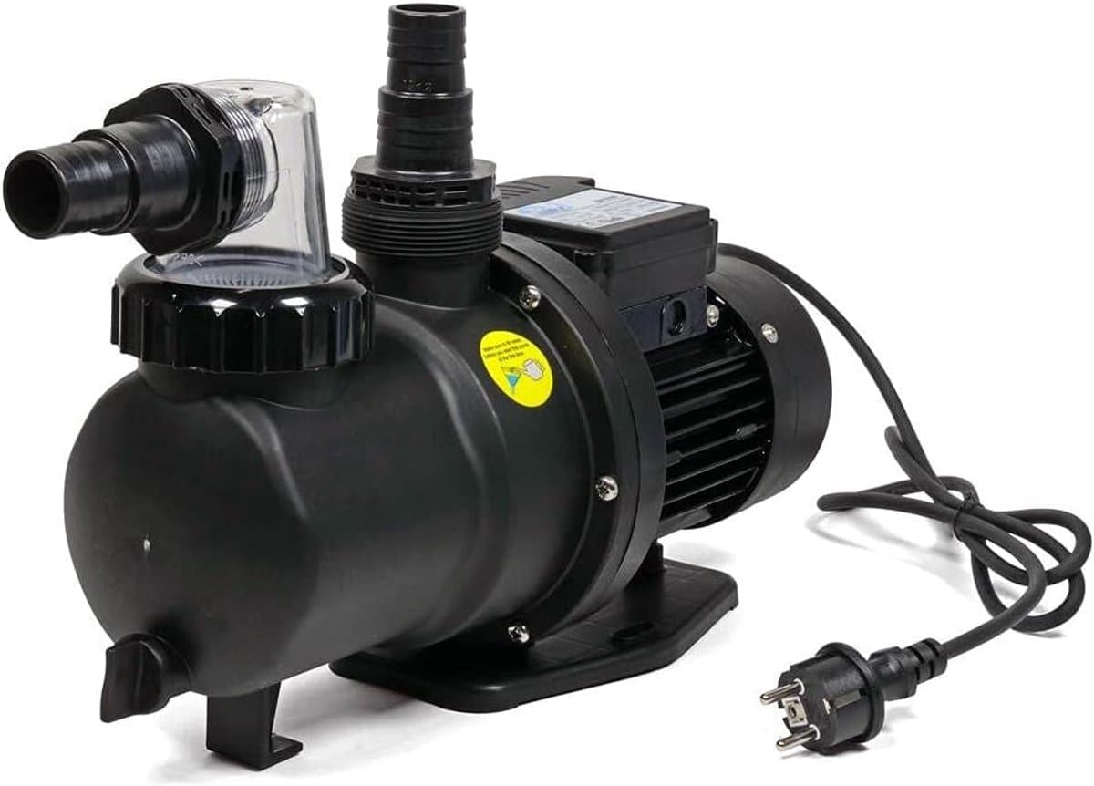 COIL Filterpompe Zwembad 7000 l/u – Circulatiepomp zwembad - zelfaanzuigend – 250W – Opvoerhoogte max. 7,5m - voor zwembaden tot 20m³