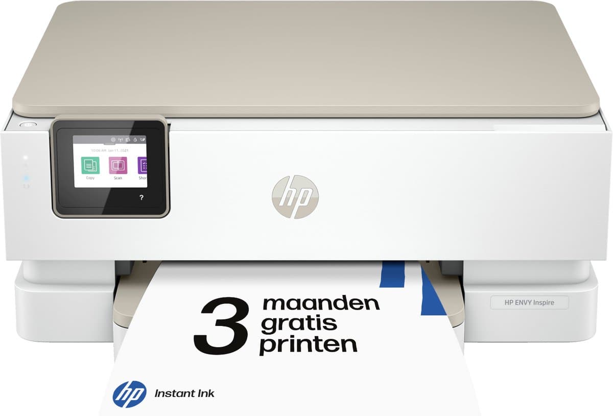 HP ENVY Foto Inspire 7220e - All-in-One Printer - Multifunctionele Foto Printer - Geschikt voor Instant Ink - Beige