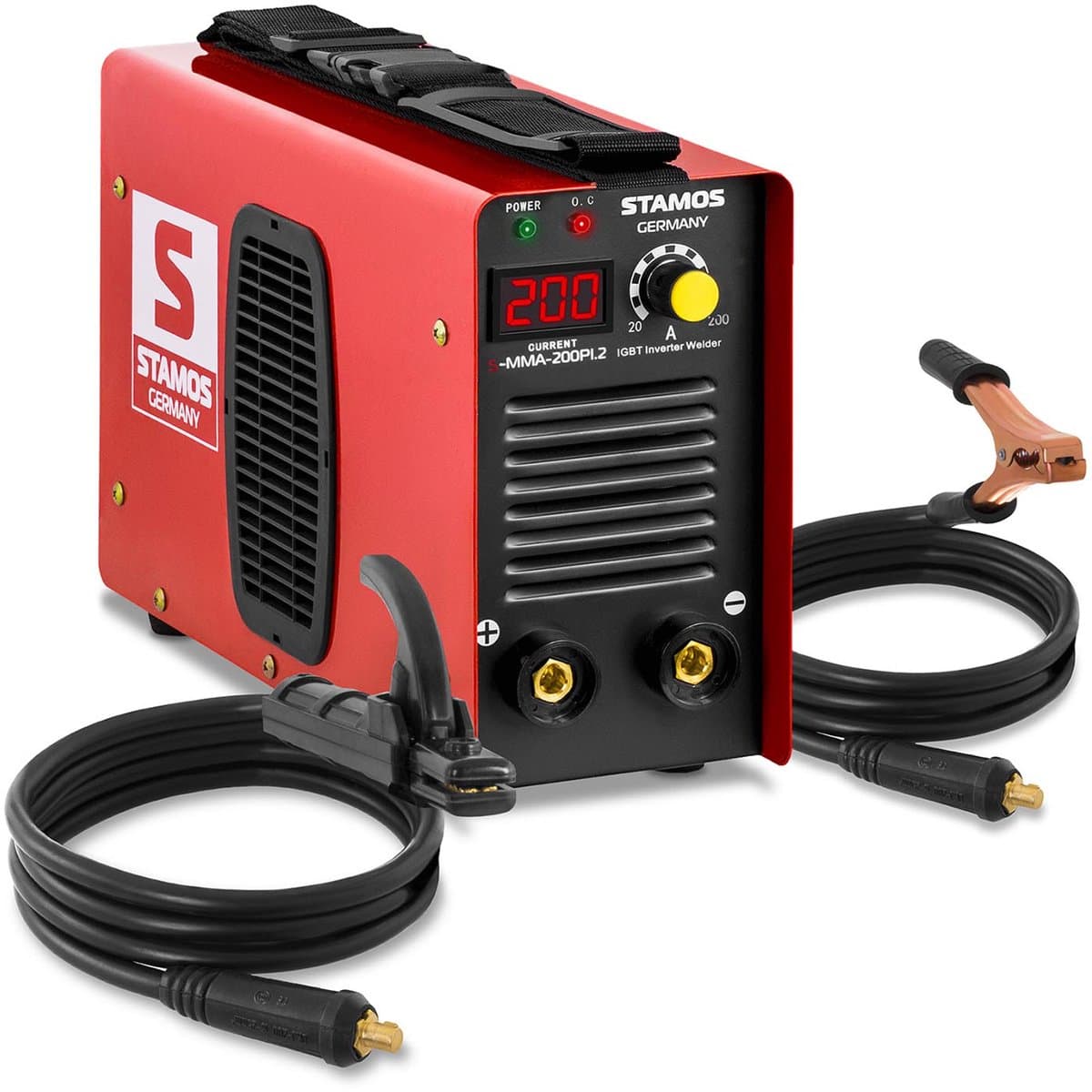 Elektrode-lasapparaat - 200 A - Hot Start - LED-display - Stamos Germany