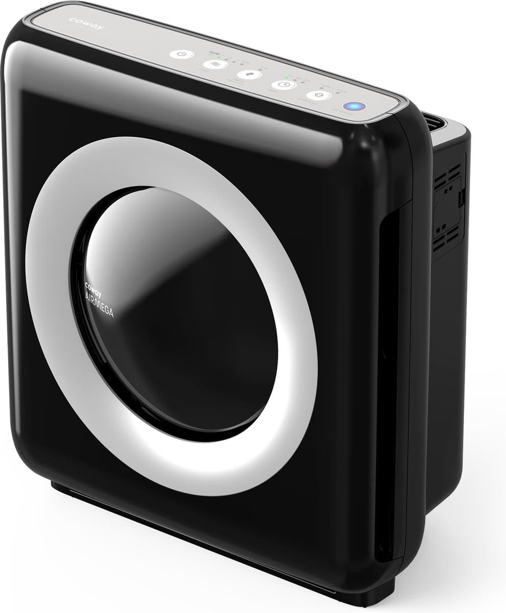 Coway ap-1512hh MIGHTY Luchtreiniger - Air Purifier - 421 m³/u - Wasbaar pre-filter + HEPA filter + geurfilter - Tegen stof, pollen, allergenen en huisdieren - Fluisterstil met slaapstand - Wirecutter Top Pick - Zwart