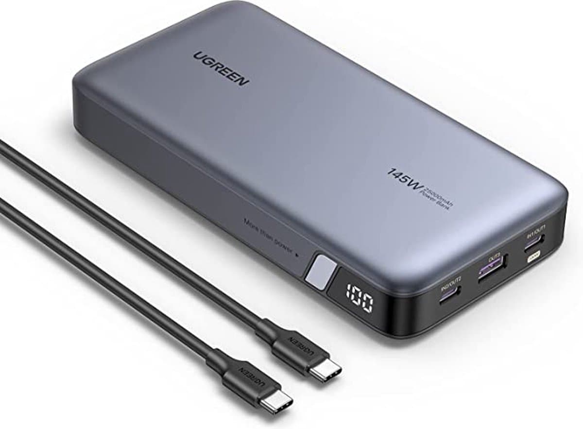 Ugreen Powerbank Draagbare Oplader Voor Telefoon Laptop Usb Usb C 25000Mah