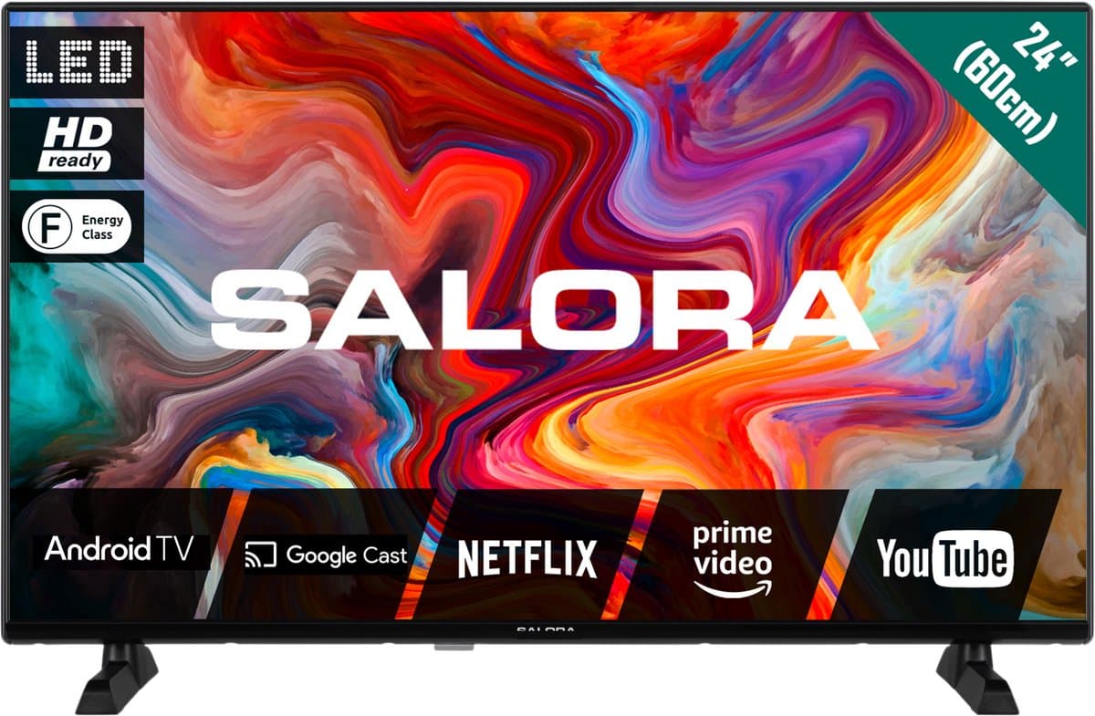 Salora SMART24TV - 24 Inch - Smart TV - HD Ready - Televisie - 2025 model