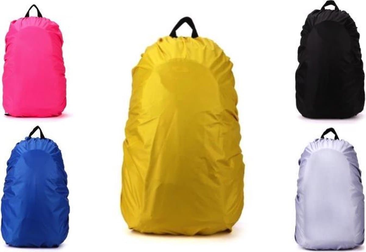 Regenhoes Rugzak - Waterdichte Backpack Hoes - Flightbag 35L | Bescherm uw tas tegen regen! (Geel)