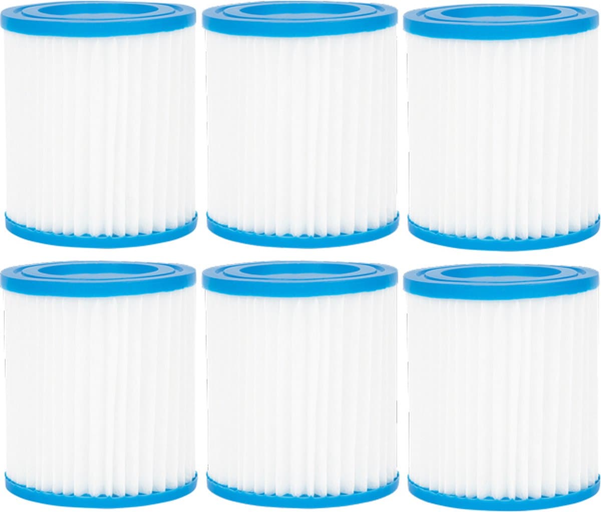 VirtuFit Voordeelbox Cartridge Filterpomp Type H 6x - Filter cartridge - Zwembad onderhoud - Zwembad filter - Hoogwaardig filter