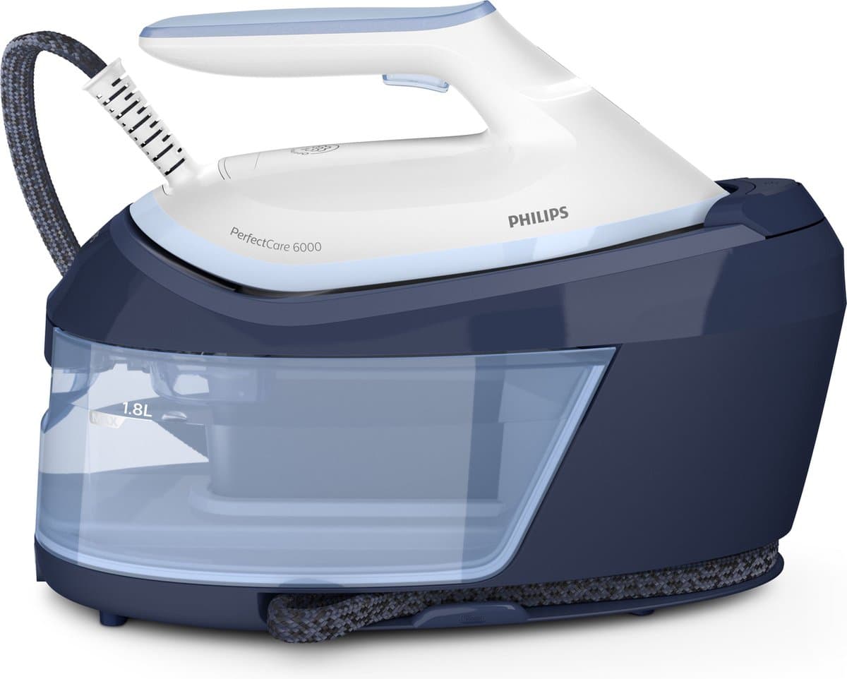 Philips Perfect Care 6000 Series PSG6026/20 - Stoomgenerator - 1.8L Watertank - Blauw / Wit