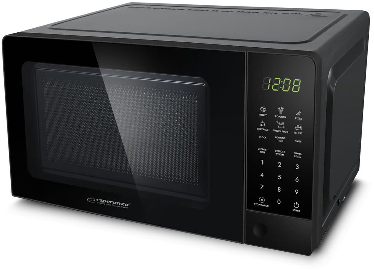 Esperanza EKO009 magnetron Zwart Solo-magnetron Aanrecht 20 l 700 W
