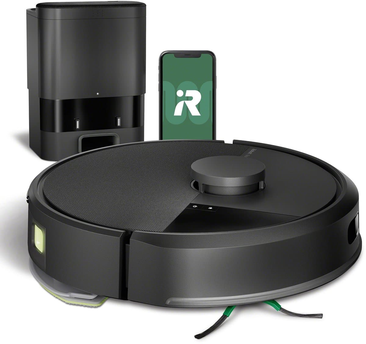iRobot Roomba® 105 Combo + AutoEmpty Dock - Robotstofzuiger met Dweilfunctie - Zwart (Y3510)