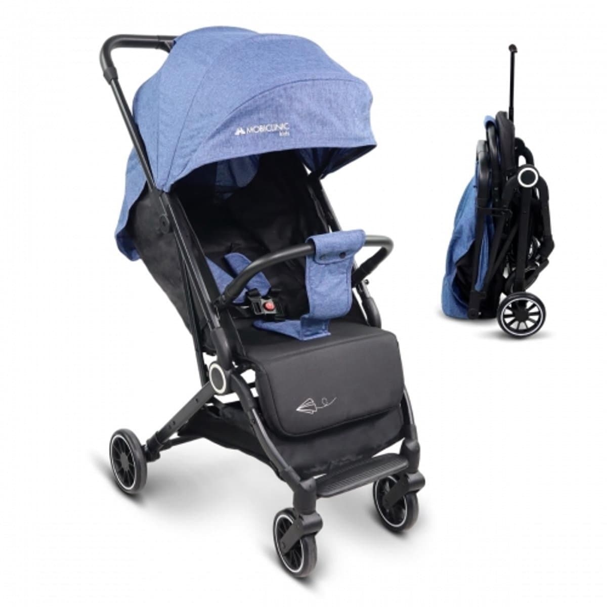 Mobiclinic Trip - Kinderwagen - Buggy - Compact - Inklapbaar - Wandelwagen - Enkele hendel - Voor op reis - Verstelbare voetensteun