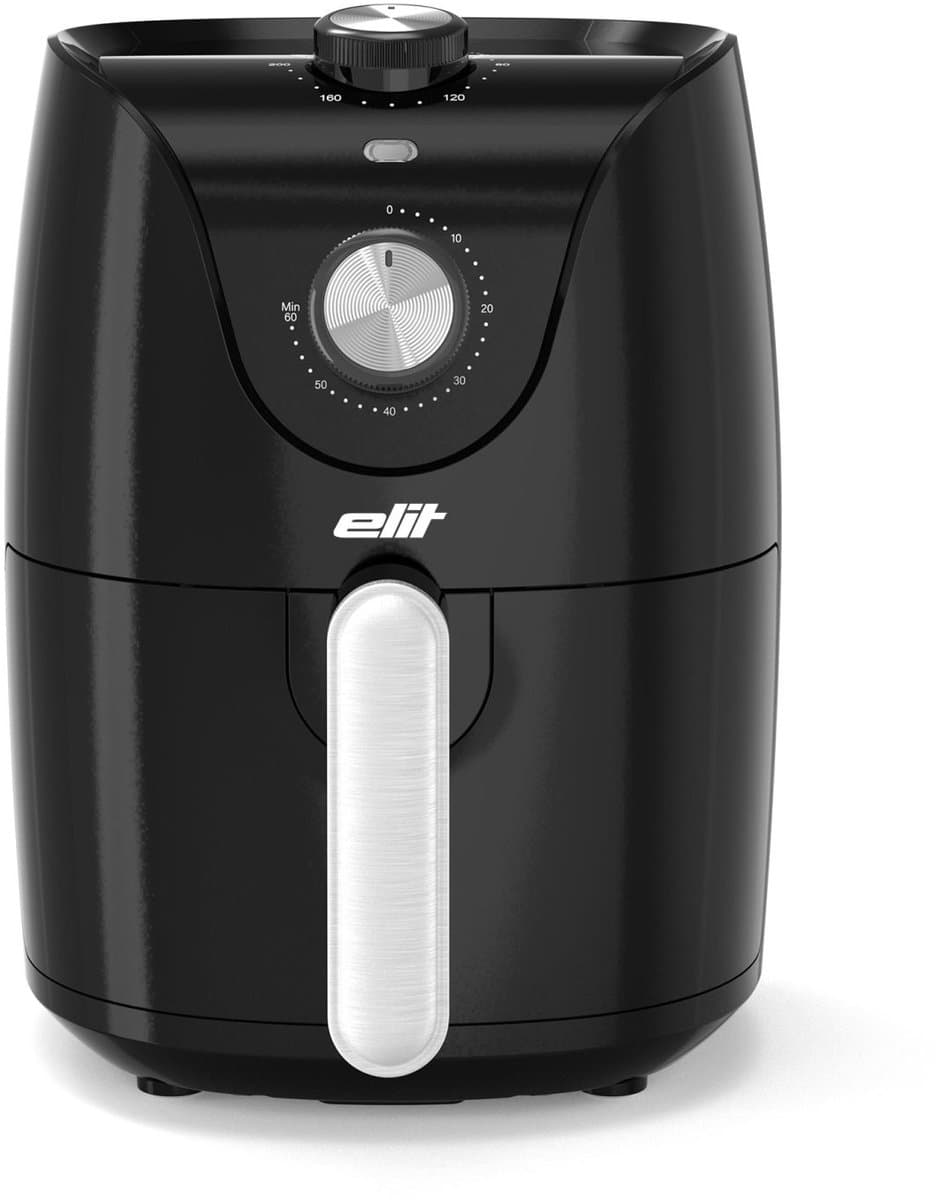 Elit airfryer AF2500- compact 2,5L- 1200W- kleine hetelucht friteuse- voor 1-2 personen- gezond frituren zonder olie.