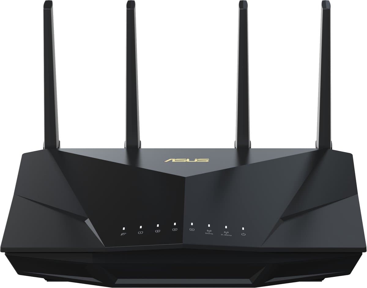 ASUS RT-AX5400 - Gaming extendable router - WiFi Versterker - 4G / 5G Router vervanger - WiFi 6