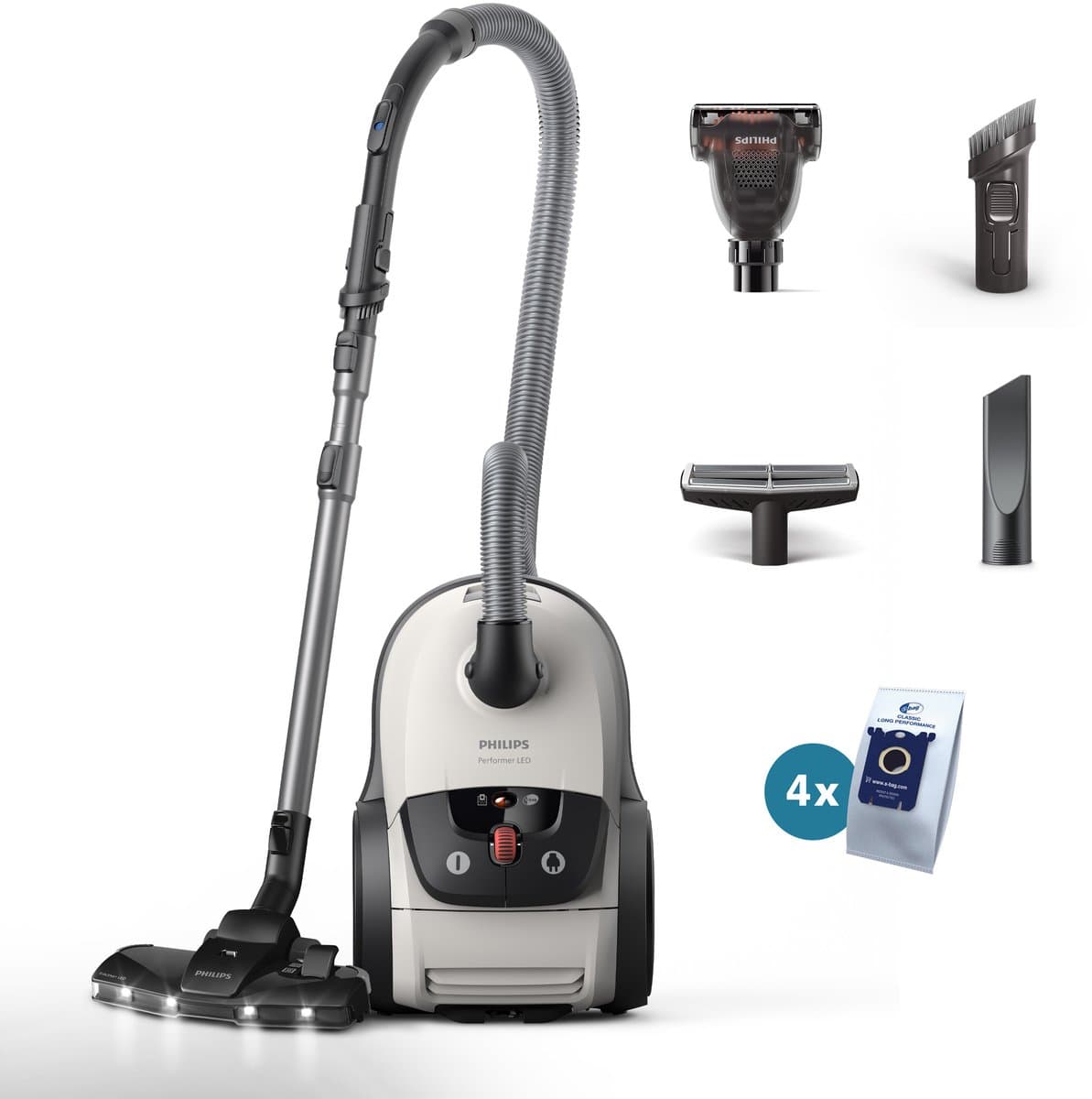 Philips 8000-serie Performer LED Stofzuiger met zak - XD8142/12