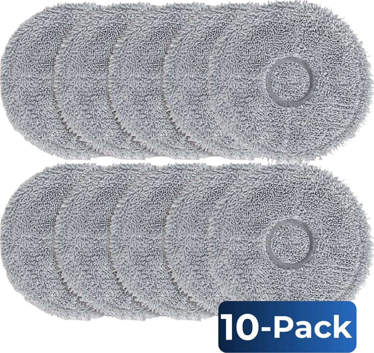 10 stuks Dweilpads - Geschikt voor Dreame L10s Ultra, L10 Ultra, L10 Prime, L10s Pro, L20 Ultra, L40 Ultra, L40 Pro, X40 Ultra, X50 Ultra, Xiaomi X10 / X20, Roborock Qrevo S5V, Qrevo Curv - Robotstofzuiger Onderdelen en Accessoires