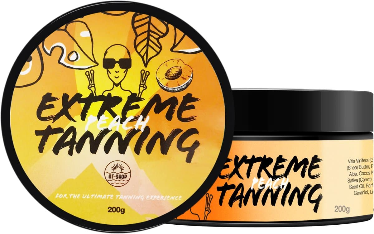 Extreme Tanning Peach - 200 ml - Zonnebankcreme - Zonnebrandcreme - Zonnebankcreme met bronzer - Zonnecreme