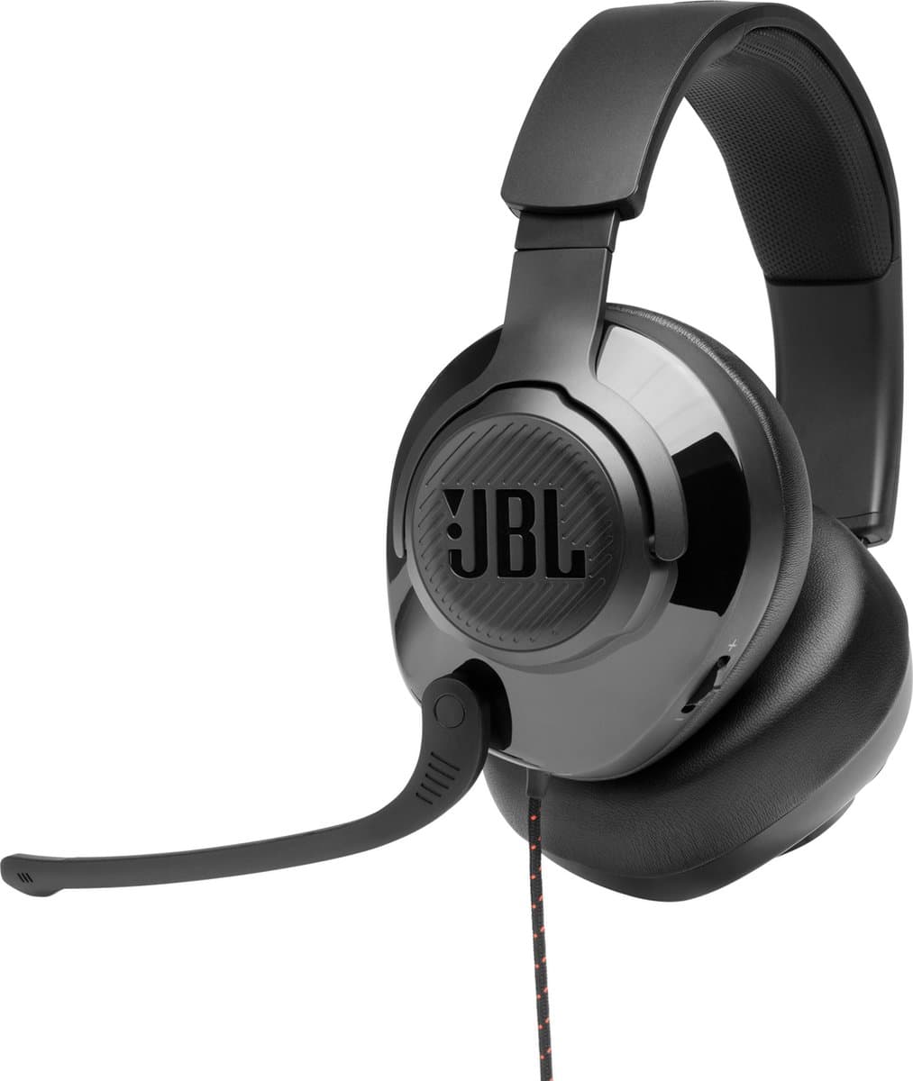JBL Quantum 300 - Gaming Headset USB & 3.5 mm - JBL Quantum Surround via Quantum Engine - Over-ear met Afneembare Microfoon - PC, PlayStation & Xbox - Zwart