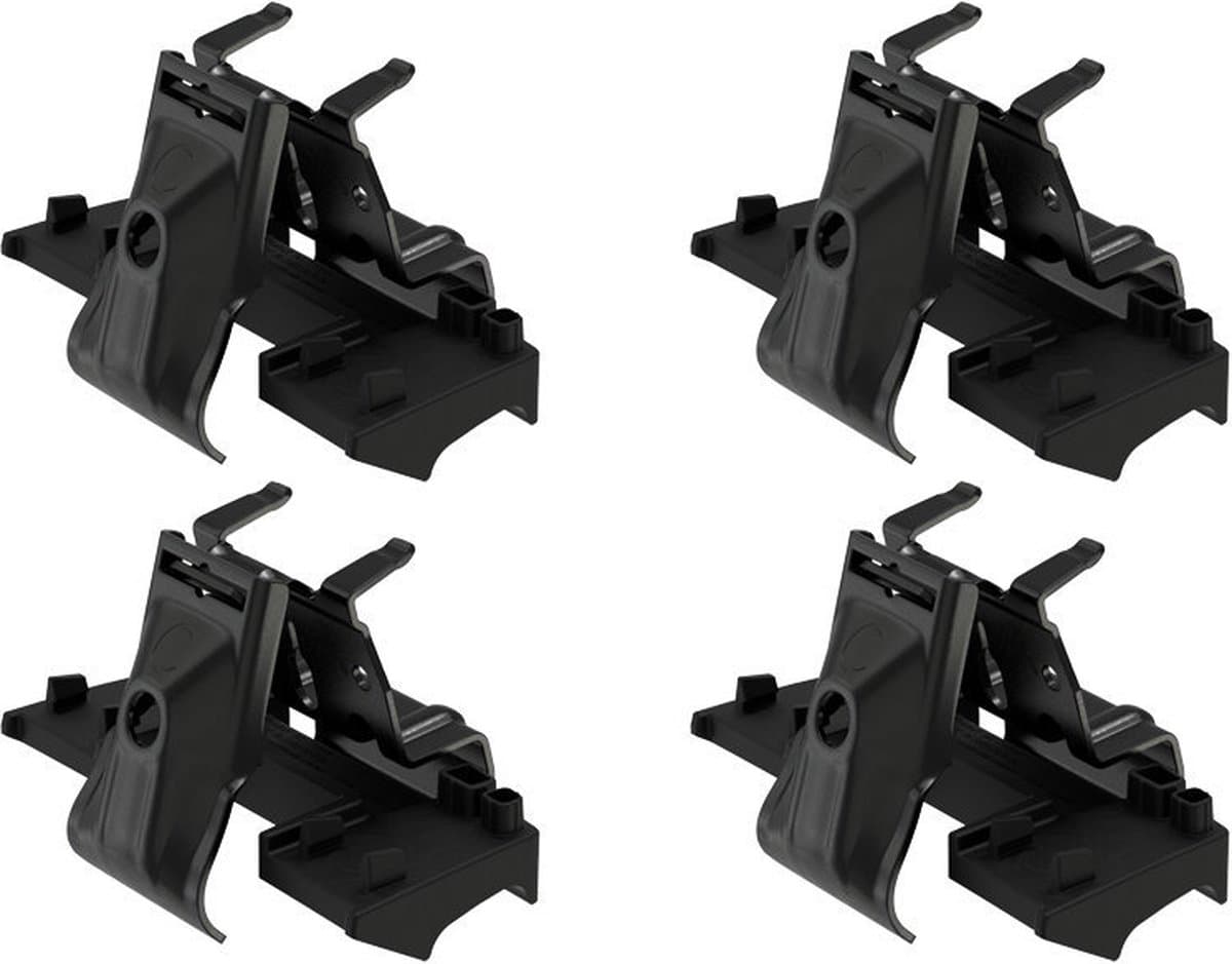 Thule Kit 186011 Flush Rail 4-pack montagekit voor dakdragersysteem zwart