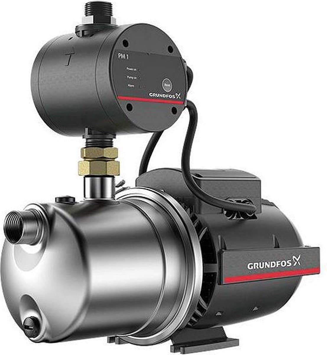 Regenwaterpomp Grundfos JP 4-54 PM1 met elektronische drukschakelaar BBVP waterpomp