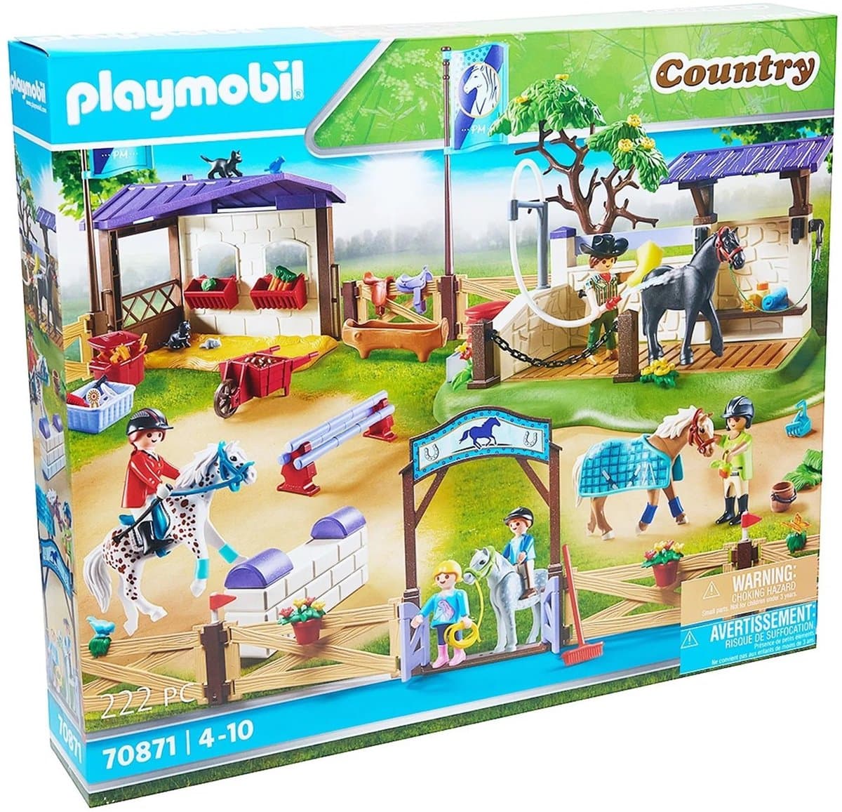 Playmobil Country 70871 | Paardrijtoernooi met wasplaats | 222 pieces